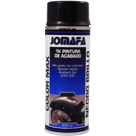 1K PINTURA DE ACABADO NEGRO BRILLO 400ml