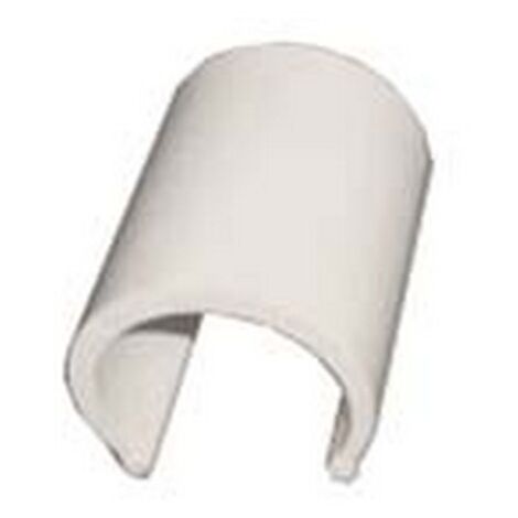 1KG CLIPS PVC BIANCO PER SERRE PZ.100 - per tubi da  mm.20