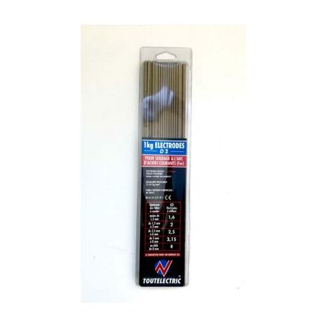 1kg Électrodes rutiles diamètre2mm