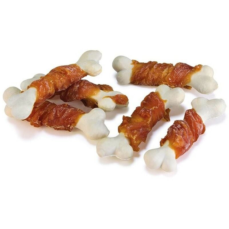 Global Network - Friandises pour chiens os de poulet 1 kg Offre exclusive