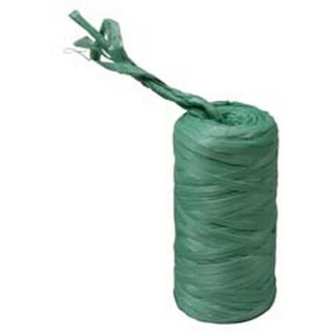 1KG RAFIA SINTETICA IN ROTOLO VERDE - gr.200 in rotoli