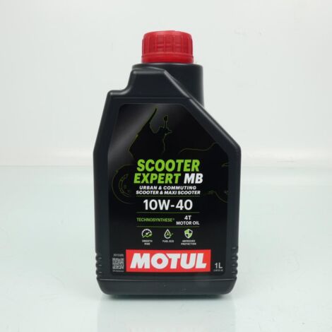 1L huile moteur Motul Scooter Expert MB 10W-40 4T pour scooter