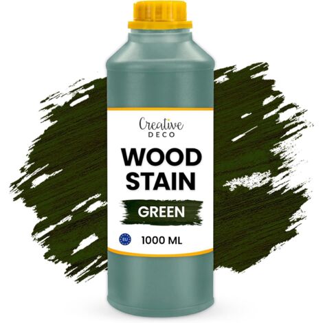 1L Quick-Drying Wood Stain and Protection Green
