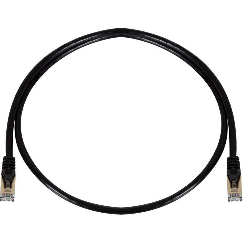 

Cable de Red SFTP Ethernet RJ45 CAT.6A Latiguillo de 1m Negro - Negro