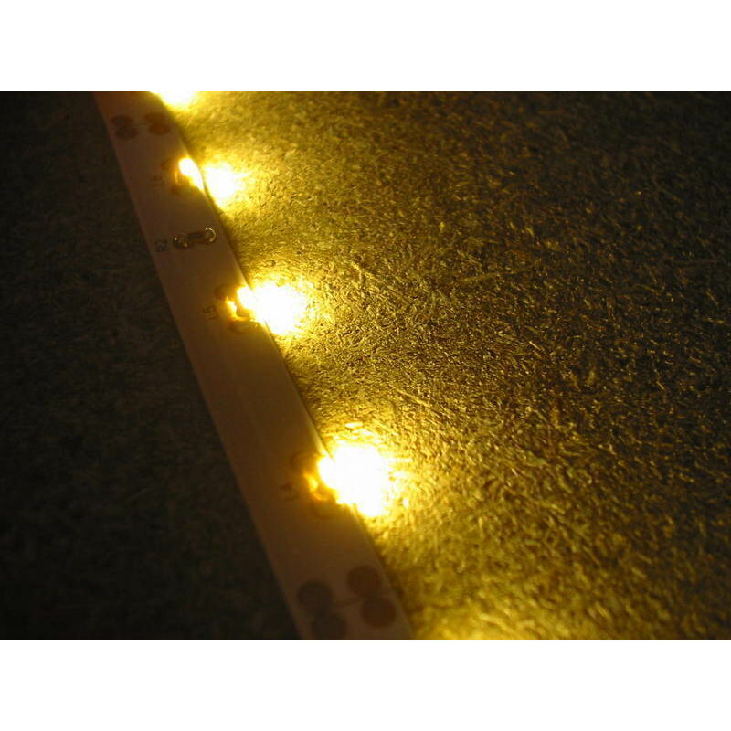 Image of 1m sideway bianco caldo led strip 12V luce di lato side view sideview
