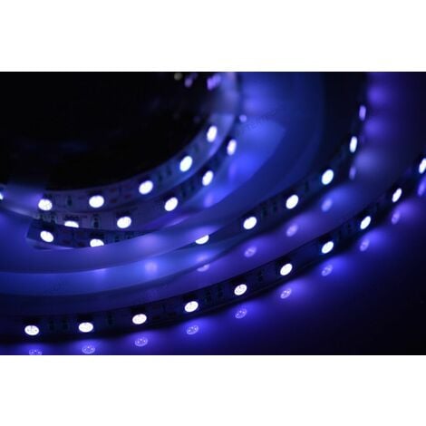 Striscia LED 12V 14.4W UV viola SMD5050 5 metri