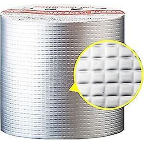 (1mm15cm5m) Ruban De Papier D'aluminium En Caoutchouc Butyle, Ruban Super Tanche, Pour Fuite De Toit, Fissure De Surface