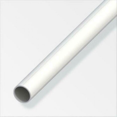 1mt de tube plastique rond, blanc 21044 couleur