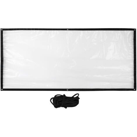 1mx2m Rain Tarp Transparent Cover Shade Sail Garden Bonsai Succulent Plants Cover Shelter