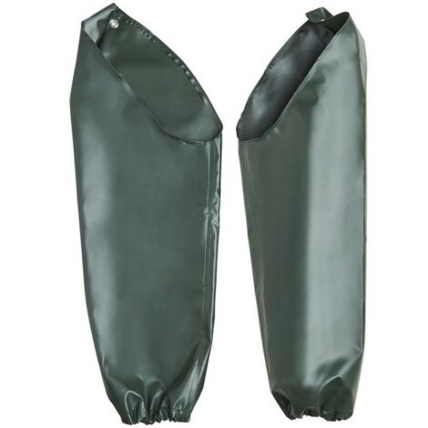 1PA MANICOTTI NYLON BISPALMATO IN PVC CON OCCHIELLO 350 GR/MQ COL. VERDE MIS. X