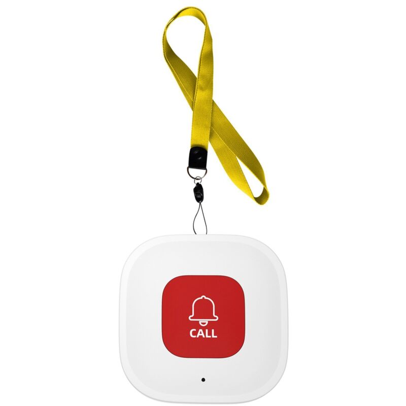 1Pack Tuya WiFi Smart SOS Bouton D'Appel Aide-Soignant Sans Fil TéLéAvertisseur Alerte TéLéPhonique ÉMetteur Bouton D'Appel D'Urgence