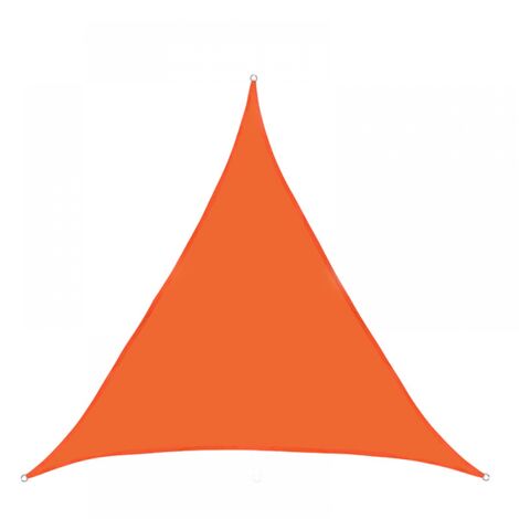 1PC 2 X 2 X 2 M Orange Triangle Sun Shade Sail UV Protection Sunscreen Waterproof Sunshade Sail for Outdoor Patio Pergola