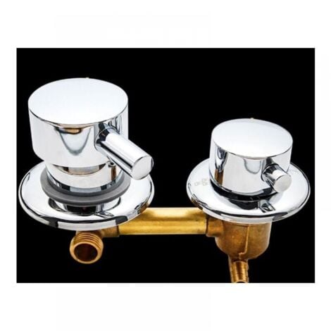 1pc 3 Way Shower Cabin Outlet, Shower Cabin Mixer, Water Shower Mixer Thread/Intubation, for Cabin or Hammam Intubation 12-12.5cm