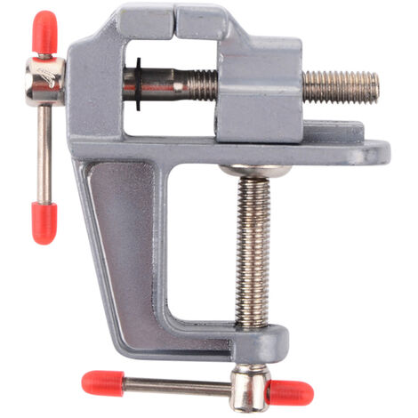1pc 30mm Mini étau de Table, Pince en Aluminium Durable pour Tableau Petit, Pince de Bijoutier Portable pour Loisirs Créatifs en Bois, Outils de Bricolage