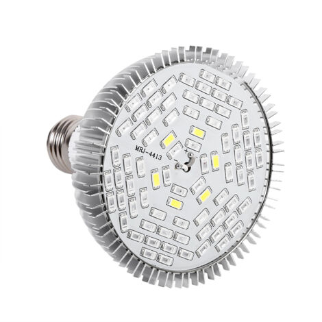 1pc 50W LED Coltiva la lampada Risparmio energetico Spettro completo E27 LED Pianta coltiva le lampade Orticoltura Luce crescente per il giardino