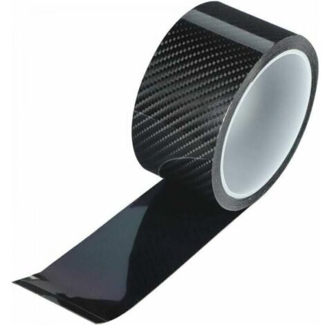 1pc (5CM3M) Schwarz Carbon Fiber Schutz Film Auto Tür Rand Schutz Aufkleber