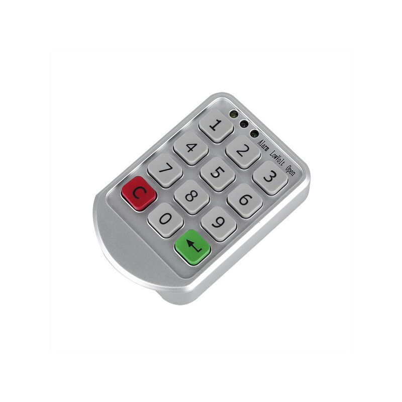 Image of 1pc 9D Smart Digital Electronic Password Serratura digitale per porta dell'armadio (argento)