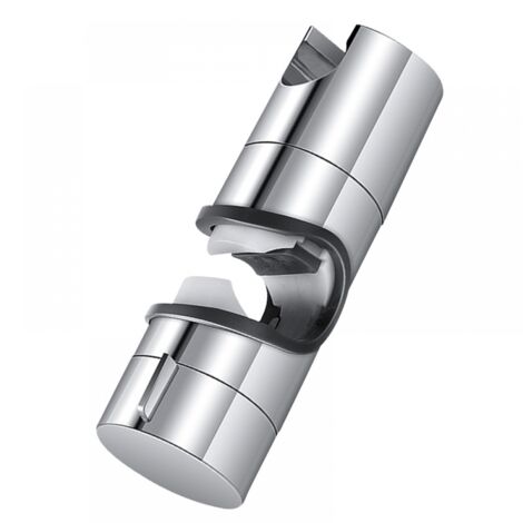 1PC Adjustable Shower Bracket for Shower Column - Diameter 20-25mm, Chrome-Plated ABS