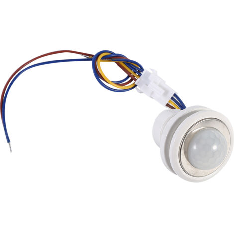 1PC Automatic Infrared Ray Motion Sensor LED Lamp Home Wall Ceiling Mounted Detector Switch