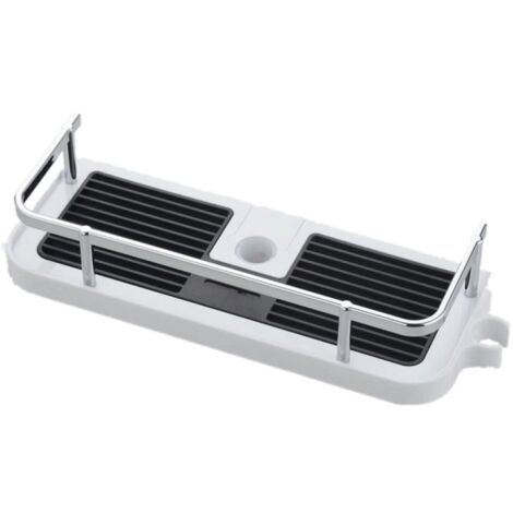 1PC Bathroom Shower Shelf, Hanging Shower Caddy Shower Shelf, No Drilling Required for Shower Pole with Loop and Hook