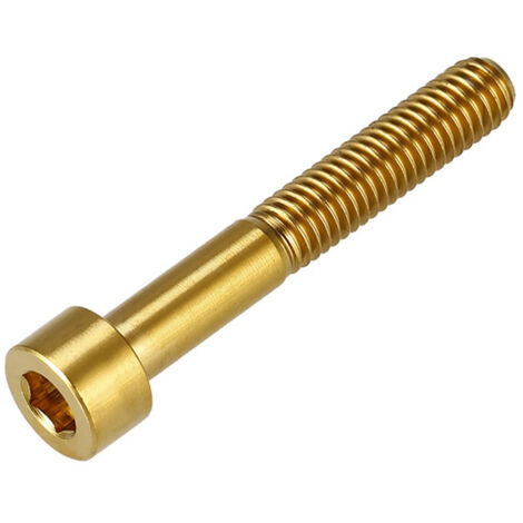 1pc Boulon de Direction en Titane M6 pour Vélo, Accessoire Cycliste (Or M6-40)