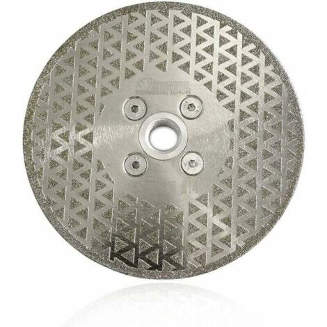 1PC Disque Diamant 125mm Lame de Scie électroplaqué Double Face pour Coupe et Meulage Pierre Granit Marbre Tuile
