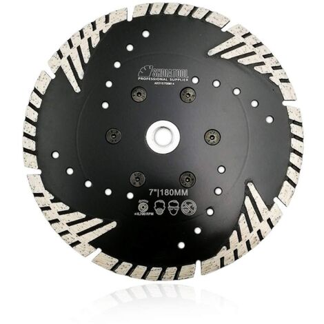1pc disque diamant, coupe humide ou à sec, lame turbo, alésage m14, pour béton brique granit