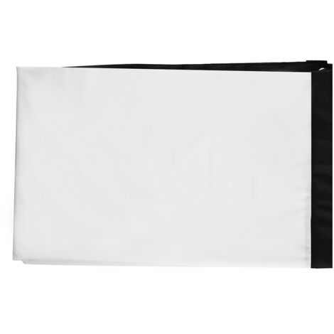 1pc Écran de Projection Portable Blanc 72 Pouces 4:3, Anti-Rides et Pliable