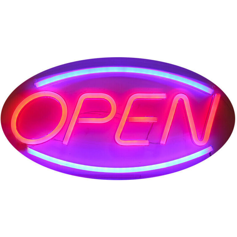 1pc Enseigne Lumineuse Open Néon Art Mural Ouverte usb Lampe Néon pour Magasin Club Garage Deco Cadeau Décoration Bar de Fête