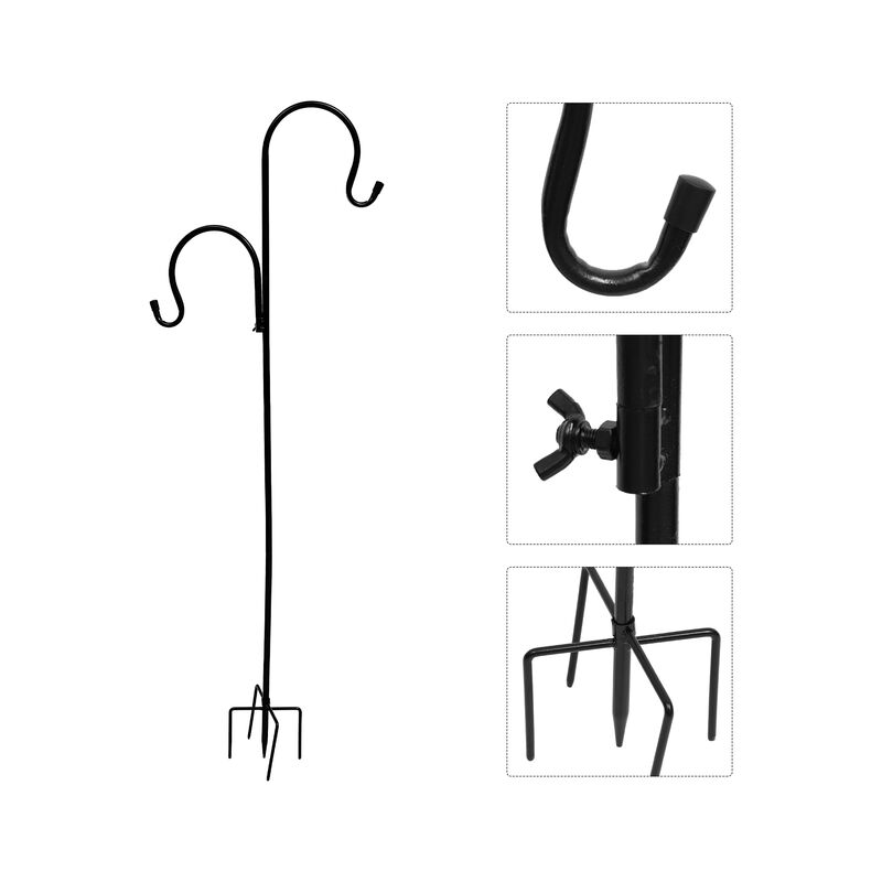 1PC Garden Flag Hanger Garden pastore Hooks Wind