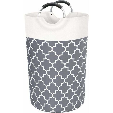 1pc Gris 82L Panier Armoire Bac Linge Panier Linge Corbeille A Linge Panier A Linge Panier Linge Sale Panier A Linge Armoire De Rangement Laundry Basket Bac De Linge Sale