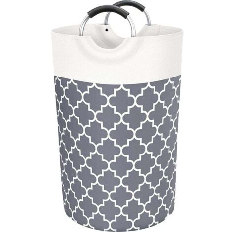 1pc Gris 82L Panier Armoire Bac Linge Panier Linge Corbeille A Linge Panier A Linge Panier Linge Sale Panier A Linge Armoire De Rangement Laundry Basket Bac De Linge Sale