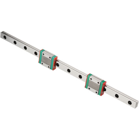 1pc Guide Linéaire Miniature MGN12 300mm avec 2 Blocs Coulissants MGN12B pour Rail de Guidage 12mm