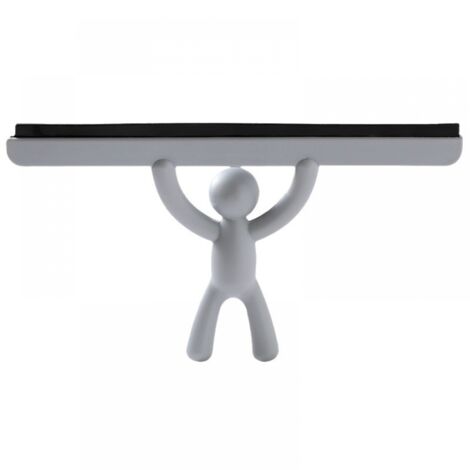 1pc Household Window Scraper, Shower Scraper, Gray, Size 25.5x14.5x3cm, Window Cleaning Wiper