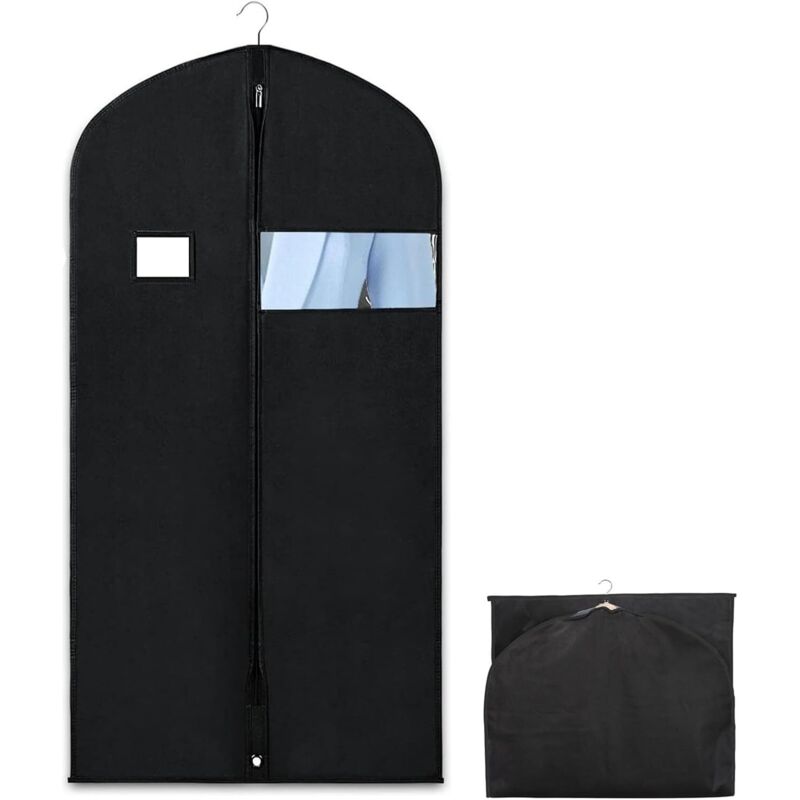 1PC Housse Vetements à Suspendre,120 x 60 cm Housse Vetement Rangement Housse pour Vetement Sur Cintre,Housse de Protection Respirante Anti Poussière
