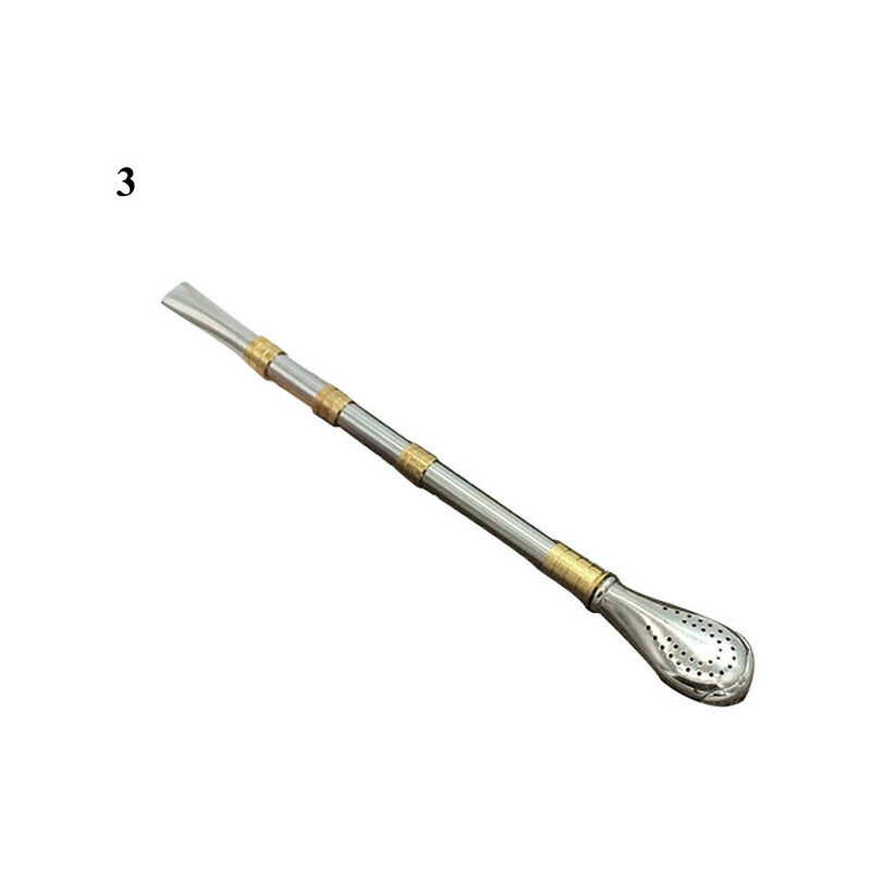 1Pc in Acciaio Inox Bere Paglia Filtro del Tè