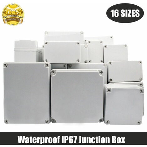 3 Boîtes de dérivation gel étanche IP67 + de colliers de serrage +