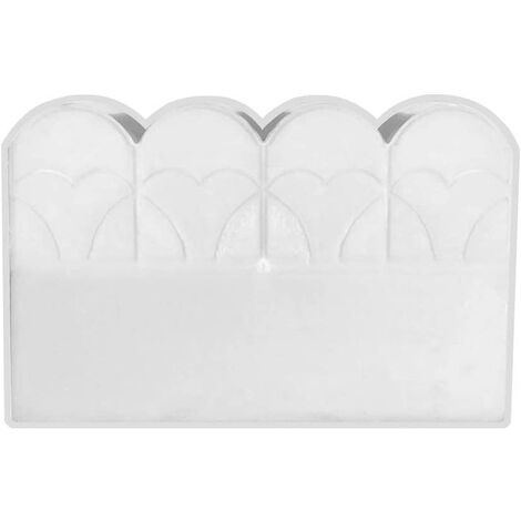 1pc Jardin Bordures moule en plastique bricolage Parterre moule béton Brique Bordures Bloc Mold Décoration pour la pelouse cour
