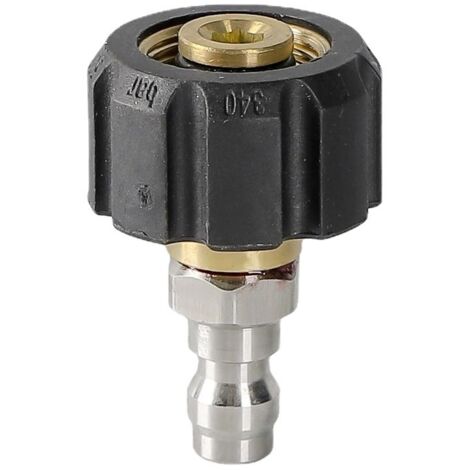 1pc, Kit adaptateur pour nettoyeur haute pression M22 14mm + 1/4QRP Quick Connect