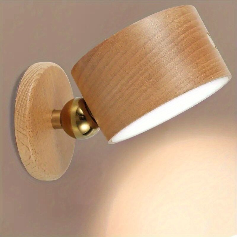 1pc - Lumière murale avec - & Touch Control - Dimmable Lampe de bord de lit, Lumière d'image pour chambre / salon, -Operated pour les coupures