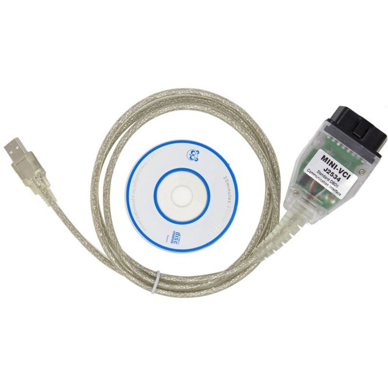 Start - 1pc mini vci J2534 tis Techstream V17 convient aux lignes de diagnostic automobile Toyota