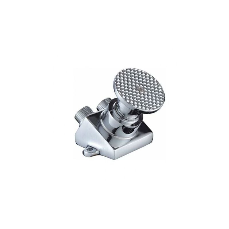 SNQ - 1pc Moderne Pied Lien Robinet, pédale Food Factory Lavabo Taps Hôpital Valve Pédale Robinet d'eau Froide Pédale Simple Robinet
