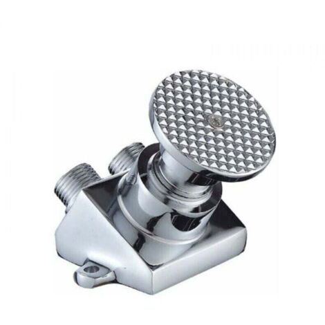 1pc Moderne Pied Lien Robinet, pédale Food Factory Lavabo Taps Hôpital Valve Pédale Robinet d'eau Froide Pédale Simple Robinet