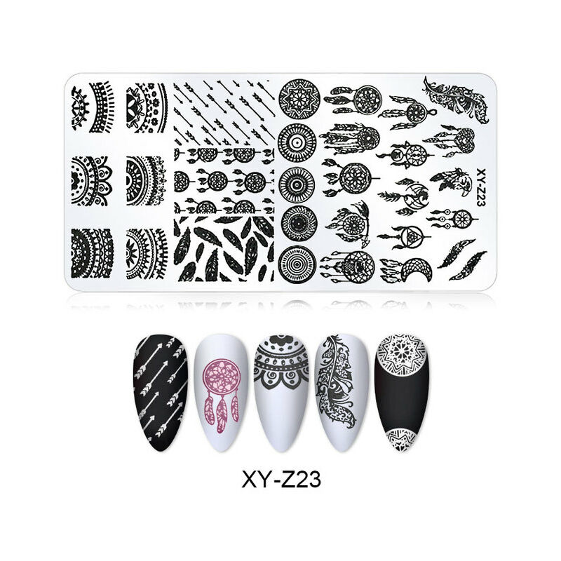 1pc Nail Printing Christmas Stencil Pattern