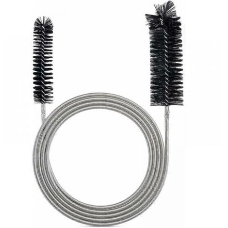 1PC Noir（2M）-Brosse de nettoyage flexible pour tube d'alimentation - Outil de nettoyage de tuyau