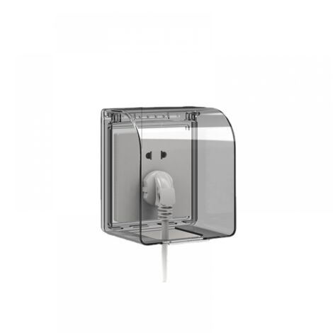 1PC Outlet Cover Childproof 86 Model Universal Waterproof Socket Box 12.2×10.8×7.3 CM Waterproof Outdoor Sockets for Switch