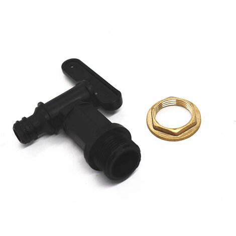 1pc pour Récupérateur D&39eau Robinet Hozelock Baril En Plastique Adaptateur pour Robinet à Tournant Sphérique Vanne Papillon DN40/50 Bière Robinet de Réservoir D&39eau Accessoires