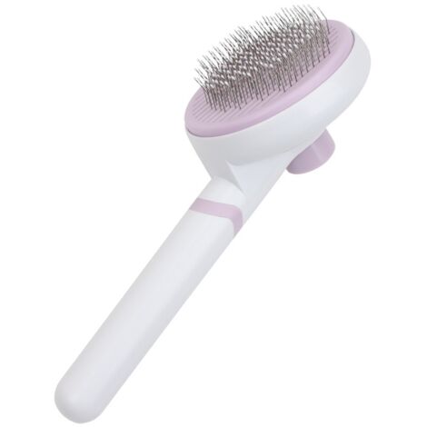 1pc Purple-Dog and Cat Brush,Kitten Brush,Self-Cleaning Pet Brush,Massage Combs for Short,Medium and Long Haired Cats and Dogs