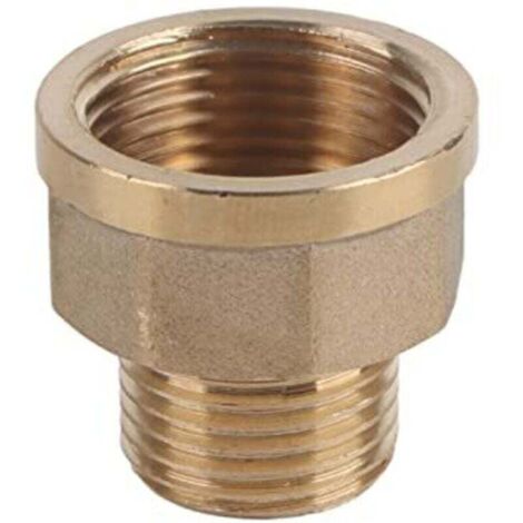 1pc Raccord de Tuyauterie en Laiton Douille Réducteur Adaptateur de Tuyau 1/2 BSPT Filetage Mâle et 3/4 BSPT Filetage Femelle,A