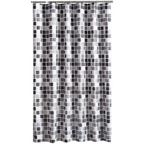 1pc Rideau de douche 200x240 cm (LxH), anti-moisissure antibactérien hydrofuge doublure des rideaux de douche tissu polyester doux Rideaux de bain rideau fait de beaux motifs pour salle de bain toilet